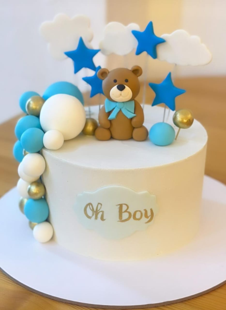 Gender Reveal Cake-Bear